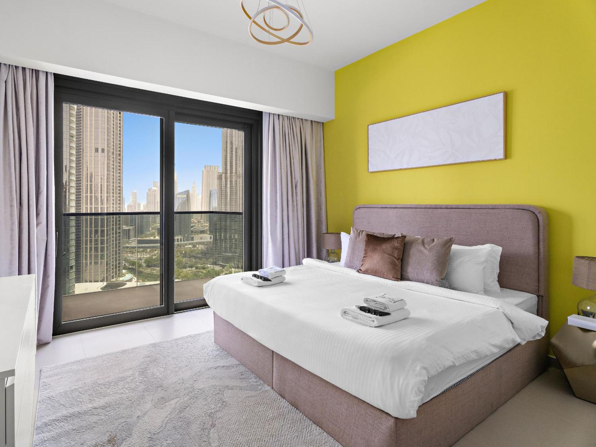 Modern 3br 1 Gr In Downtown With Burj Khalifa View Apartment *